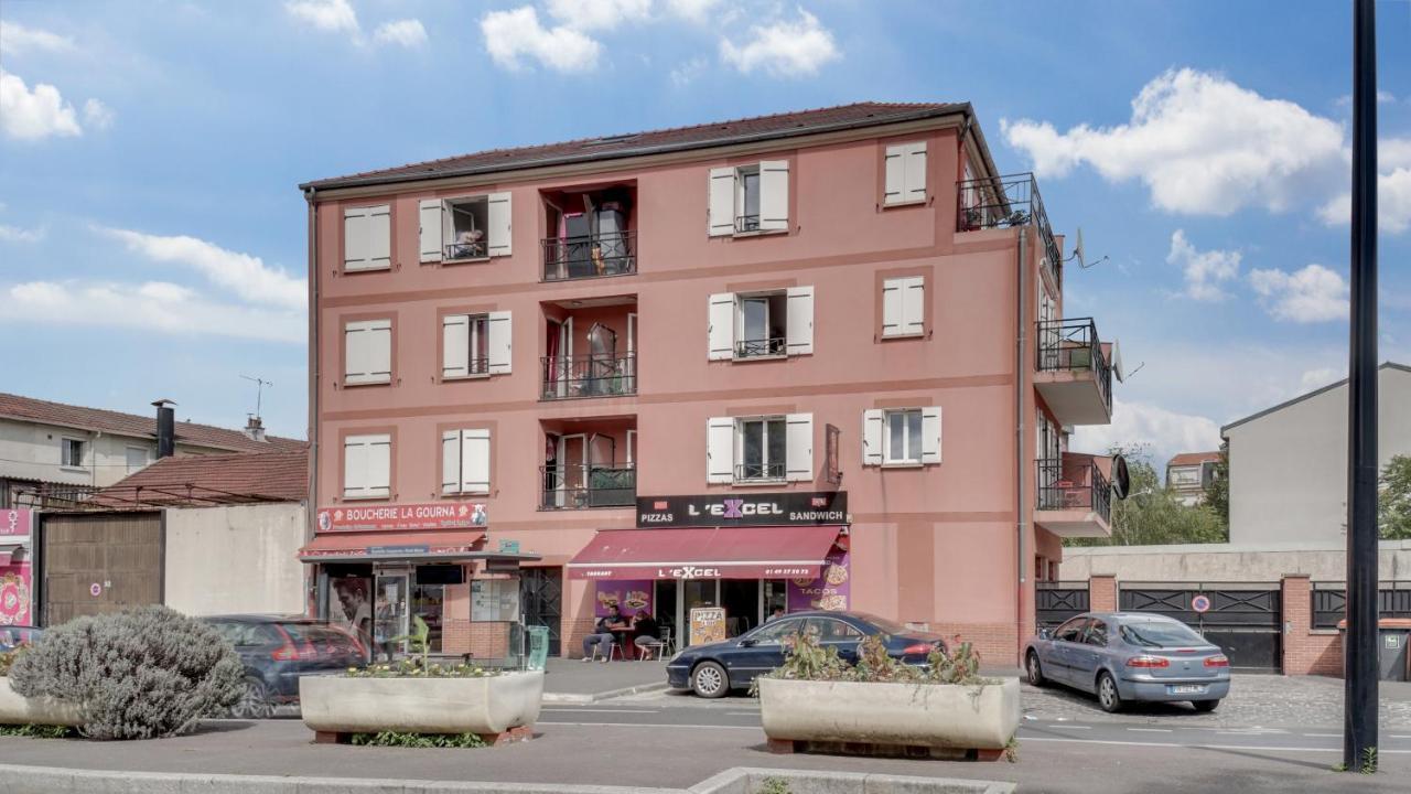 奥贝维利埃Chic Apart With Parking Near Paris公寓 外观 照片