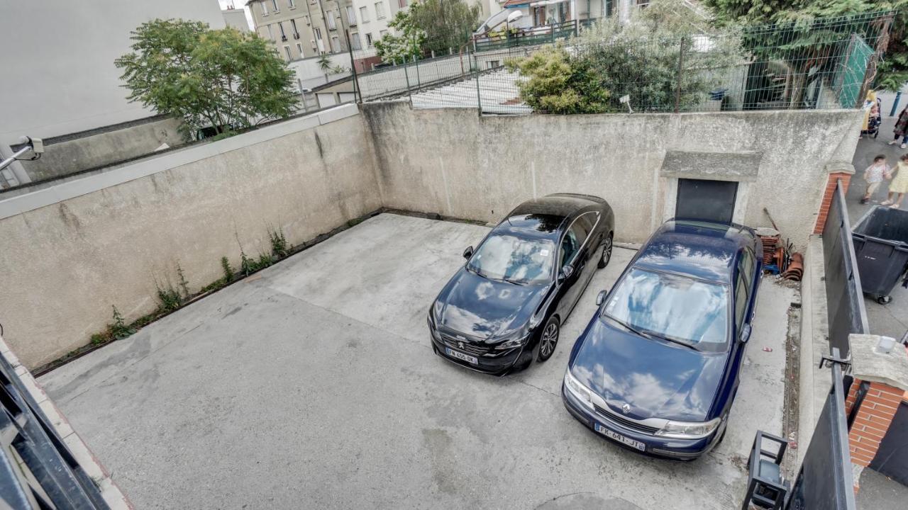 奥贝维利埃Chic Apart With Parking Near Paris公寓 外观 照片