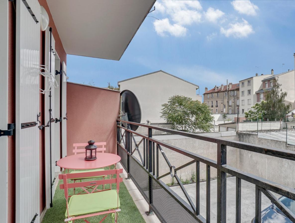 奥贝维利埃Chic Apart With Parking Near Paris公寓 外观 照片
